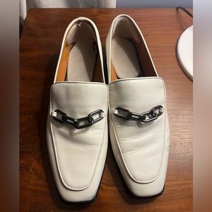 Cream/White Rag & Bone Loafers; Size 38.5